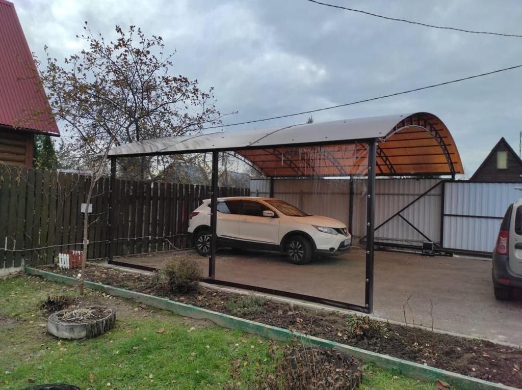 Прозрачные шторы ПВХ для навеса под автомобиль в Алексеевке